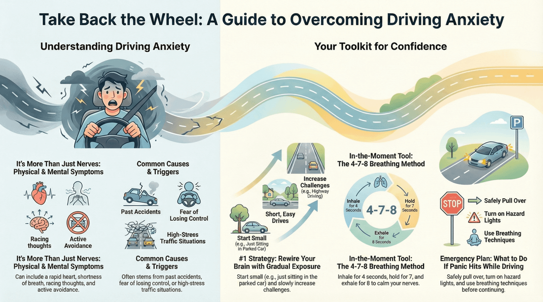 Driving Anxiety Solutions: Systematic Desensitization and Confidence Techniques