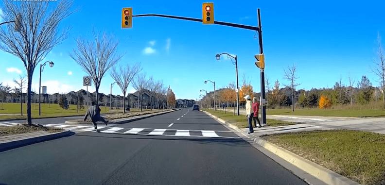 Dangers Pedestrians Stumble