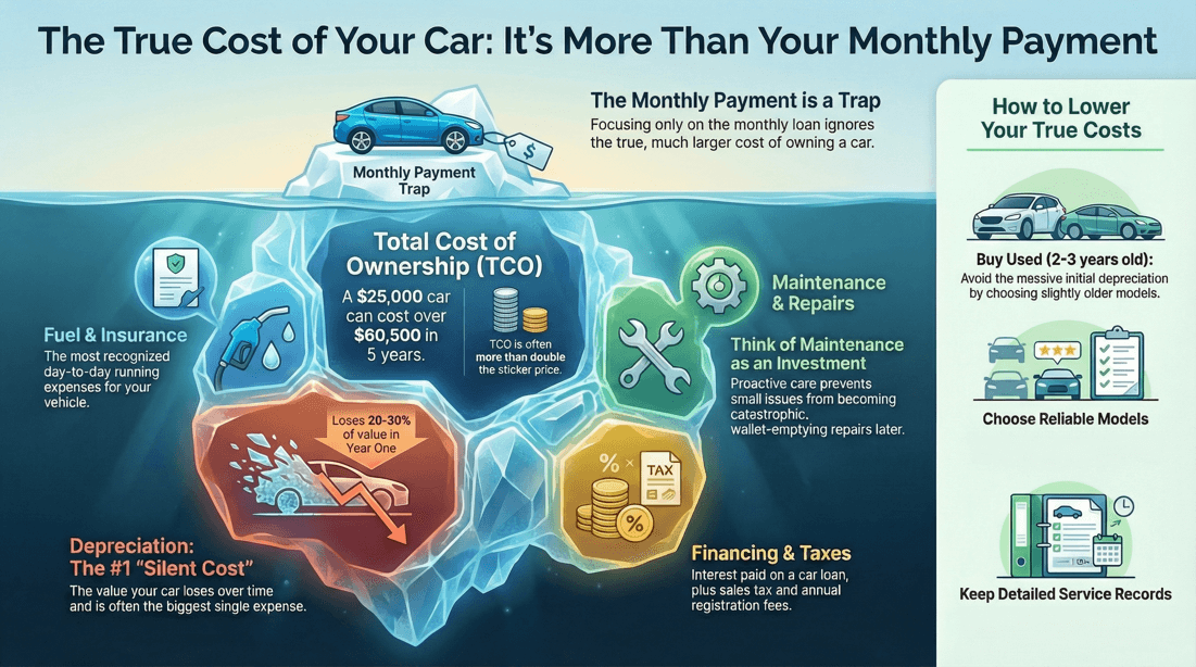 Maximize vehicle economy: TCO, fuel savings, depreciation, and maintenance tips