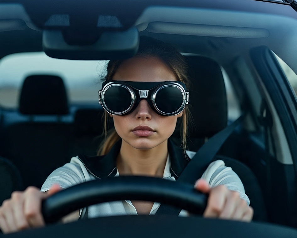 Restricted view scenarios that affect driver visibility and defensive driving
