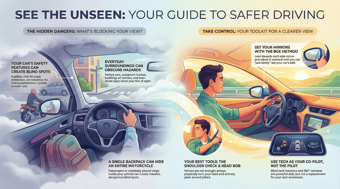 Guide to improving visibility, minimizing blind spots, and avoiding collisions