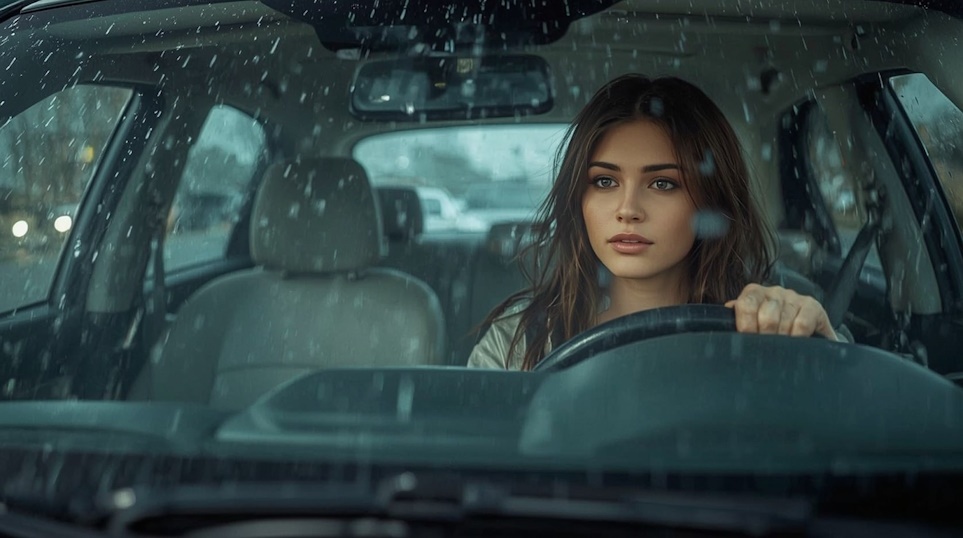 Avoiding accidents while driving in the rain