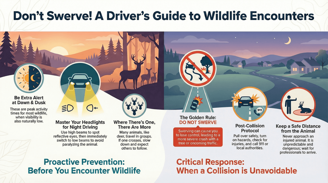 Stop wildlife collisions: essential safety tips for every driver