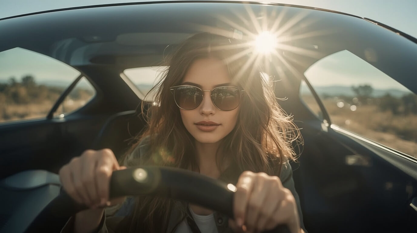Driving safety tips to reduce sun glare on the road